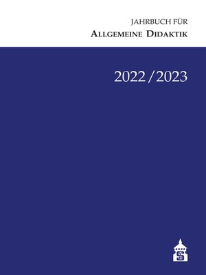 cover image of Jahrbuch für Allgemeine Didaktik 2022/2023